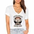 Retro Roast Coffee Retro Cartoon Vintage Nostalgia Fun Women's Jersey Short Sleeve Deep V-Neck Tshirt