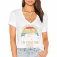 Sarcasm Retro Please Be Patient With Me I'm From The 1900s Premium Women's Jersey Short Sleeve Deep V-Neck Tshirt Sarcasm Retro Please Be Patient With Me I'm From The 1900s Premium Women's Jersey Short Sleeve Deep V-Neck Tshirt