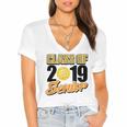 Senior Class Of 2019 Tshirt Graduation School Volleyball Women's Jersey Short Sleeve Deep V-Neck Tshirt