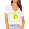 Softball Scorekeeper For a Score Book Keeper Premium Tri-Blend Women's Jersey Short Sleeve Deep V-Neck Tshirt