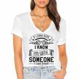If I Stand Alone I Know I'm With Someone I Trust Introvert Women's Jersey Short Sleeve Deep V-Neck Tshirt