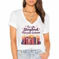 This Is My Storybook Character Costume Women's Jersey Short Sleeve Deep V-Neck Tshirt