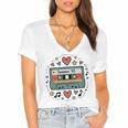 Summer ’95 Retro Cassette Tape Nostalgia Music Lover Premium Tri-Blend Women's Jersey Short Sleeve Deep V-Neck Tshirt Summer ’95 Retro Cassette Tape Nostalgia Music Lover Premium Tri-Blend Women's Jersey Short Sleeve Deep V-Neck Tshirt