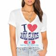 Vet Tech I Love Veterinary Technician Graduation Women's Jersey Short Sleeve Deep V-Neck Tshirt