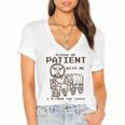 Vintage Biden Please Be Patient With Me I'm From The 1900s Women's Jersey Short Sleeve Deep V-Neck Tshirt Vintage Biden Please Be Patient With Me I'm From The 1900s Women's Jersey Short Sleeve Deep V-Neck Tshirt