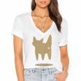 Yk2 Cat With Tomboy Tail 90s Nostalgia Downtown Indie Premium Tri-Blend Women's Jersey Short Sleeve Deep V-Neck Tshirt Yk2 Cat With Tomboy Tail 90s Nostalgia Downtown Indie Premium Tri-Blend Women's Jersey Short Sleeve Deep V-Neck Tshirt