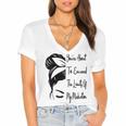 You'Re About To Exceed The Limits Of My Medication Introvert Raglan Baseball Tee Women's Jersey Short Sleeve Deep V-Neck Tshirt