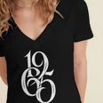 1965 Vintage Retro Birthday Year Nostalgia Women's Jersey Short Sleeve Deep V-Neck Tshirt 1965 Vintage Retro Birthday Year Nostalgia Women's Jersey Short Sleeve Deep V-Neck Tshirt
