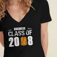 2018 Business Graduation Shirt Business Major Women's Jersey Short Sleeve Deep V-Neck Tshirt