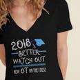 2018 Occupational Therapy Graduation Shirt For OT Women's Jersey Short Sleeve Deep V-Neck Tshirt