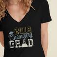 2019 Chemistry College Graduation For Graduate Women's Jersey Short Sleeve Deep V-Neck Tshirt