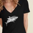 2019 Graduation SharkShirt High School College Grad Women's Jersey Short Sleeve Deep V-Neck Tshirt