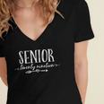 2019 SeniorShirt High School Graduation Tee Women's Jersey Short Sleeve Deep V-Neck Tshirt