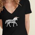 2019 Senior Unicorn Shirt Graduation High School College Women's Jersey Short Sleeve Deep V-Neck Tshirt