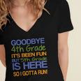 4th Grade Graduation To 5th T-Shirt Kids Tee Fifth Women's Jersey Short Sleeve Deep V-Neck Tshirt
