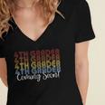 4th Grader Coming Soon 3rd Grade Graduation Women's Jersey Short Sleeve Deep V-Neck Tshirt