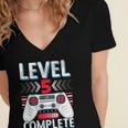 5th Grade Graduation Elementary School Graduate Level 5 Women's Jersey Short Sleeve Deep V-Neck Tshirt