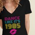 80s Outfit Women Nostalgia Eighties Party Women's Jersey Short Sleeve Deep V-Neck Tshirt 80s Outfit Women Nostalgia Eighties Party Women's Jersey Short Sleeve Deep V-Neck Tshirt