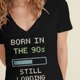 90s Baby Tired Millennial Burnout Nostalgia Parenting Women's Jersey Short Sleeve Deep V-Neck Tshirt 90s Baby Tired Millennial Burnout Nostalgia Parenting Women's Jersey Short Sleeve Deep V-Neck Tshirt
