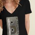 90s MUSIC NOSTALGIA GRAPHIC Women's Jersey Short Sleeve Deep V-Neck Tshirt 90s MUSIC NOSTALGIA GRAPHIC Women's Jersey Short Sleeve Deep V-Neck Tshirt
