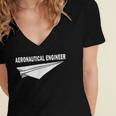 Aerospace Engineer Student Aerospace Engineering Graduation Women's Jersey Short Sleeve Deep V-Neck Tshirt