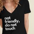 Aggressive Introvert Women's Jersey Short Sleeve Deep V-Neck Tshirt Aggressive Introvert Women's Jersey Short Sleeve Deep V-Neck Tshirt