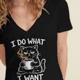 Antisocial Introvert Cat Coffee Sarcastic Attitudes Graphic Women's Jersey Short Sleeve Deep V-Neck Tshirt Antisocial Introvert Cat Coffee Sarcastic Attitudes Graphic Women's Jersey Short Sleeve Deep V-Neck Tshirt