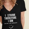 Anxiety Awareness Mental Health Top For Introvert Women's Jersey Short Sleeve Deep V-Neck Tshirt Anxiety Awareness Mental Health Top For Introvert Women's Jersey Short Sleeve Deep V-Neck Tshirt