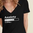 Anxiety Shirts Introvert Social Anxiety Women's Jersey Short Sleeve Deep V-Neck Tshirt