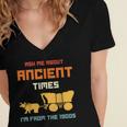 Ask Me About Ancient Times I'm From The 1900s Humorous Joke Women's Jersey Short Sleeve Deep V-Neck Tshirt Ask Me About Ancient Times I'm From The 1900s Humorous Joke Women's Jersey Short Sleeve Deep V-Neck Tshirt