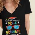 What An Awesome Pre-K Graduate Looks Like 2025 Graduation Women's Jersey Short Sleeve Deep V-Neck Tshirt
