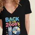 Back To The 2000s Retro Nostalgia Women's Jersey Short Sleeve Deep V-Neck Tshirt Back To The 2000s Retro Nostalgia Women's Jersey Short Sleeve Deep V-Neck Tshirt