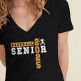Baseball Senior Night Baseball Senior 2025 Graduation 11 Women's Jersey Short Sleeve Deep V-Neck Tshirt