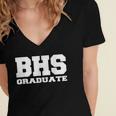 BHS High School Graduation Party Rival Game BHS Reunion Women's Jersey Short Sleeve Deep V-Neck Tshirt