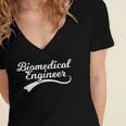 Biomedical Engineer Graduation For Him Or Her Women's Jersey Short Sleeve Deep V-Neck Tshirt