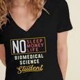 Biomedical Science Major Student Shirt Graduation Women's Jersey Short Sleeve Deep V-Neck Tshirt