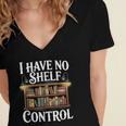 Book Shirt I Have No Shelf Control Books Women's Jersey Short Sleeve Deep V-Neck Tshirt Book Shirt I Have No Shelf Control Books Women's Jersey Short Sleeve Deep V-Neck Tshirt