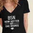 BSN Nurse Graduation Shirt BSN Degree Women's Jersey Short Sleeve Deep V-Neck Tshirt