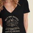 Buy Me Books Tell Me To Stfuattdlagg Librarian Book Lover Women's Jersey Short Sleeve Deep V-Neck Tshirt