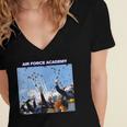 Cadets Celebrate Academy Graduation Women's Jersey Short Sleeve Deep V-Neck Tshirt