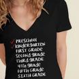 Checklist Kindergarten Class Of 2030 Shirt Graduation Women's Jersey Short Sleeve Deep V-Neck Tshirt