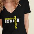 Cheerleading Senior Night Cheer Senior 2025 Graduation 11 Women's Jersey Short Sleeve Deep V-Neck Tshirt