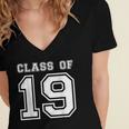 Class Of 2019 Senior Graduation Shirt 2019 Graduate Women's Jersey Short Sleeve Deep V-Neck Tshirt