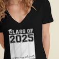 Class Of 2025 Sign My Shirt Senior 2025 Graduation Women's Jersey Short Sleeve Deep V-Neck Tshirt