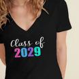 Class Of 2029 Shirt 2nd Grade Onto 3rd Grade Graduation Tee Women's Jersey Short Sleeve Deep V-Neck Tshirt