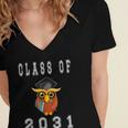 Class Of 2031 Graduation First Day Of SchoolShirt Women's Jersey Short Sleeve Deep V-Neck Tshirt