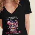 Classic I'm From The 1900s Retro Games Graduating Girl Women's Jersey Short Sleeve Deep V-Neck Tshirt
