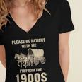 Country Please Be Patient With Me I'm From The 1900s Vintage Women's Jersey Short Sleeve Deep V-Neck Tshirt Country Please Be Patient With Me I'm From The 1900s Vintage Women's Jersey Short Sleeve Deep V-Neck Tshirt