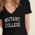Crazy Stay Away From Me MUTANT COLLEGE Introvert AntiSocial Women's Jersey Short Sleeve Deep V-Neck Tshirt Crazy Stay Away From Me MUTANT COLLEGE Introvert AntiSocial Women's Jersey Short Sleeve Deep V-Neck Tshirt