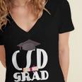 CSD Masters Graduation Men Women Son Daughter Women's Jersey Short Sleeve Deep V-Neck Tshirt